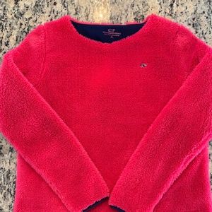 Vineyard Vines Girls Fuzzy Pullover (size M 10-12)